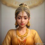 Kundan-look Kasu Malai (Coin) (காசு மாலை)