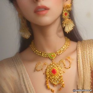 Nakshi Kempu Choker (கெம்பு சோக்கர்)